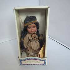 8" Porcelain Indian Native