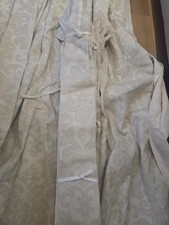 Large Pencil Pleat Ivory Beige