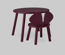 Danish Designer Nofred Mouse furniture range, Chair Tall, Table,School set Bench