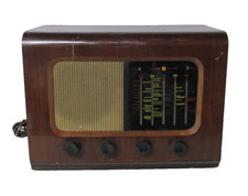 Vintage Retro Rare P45 Valve Pye Radio Cambridge Untested Prop Display