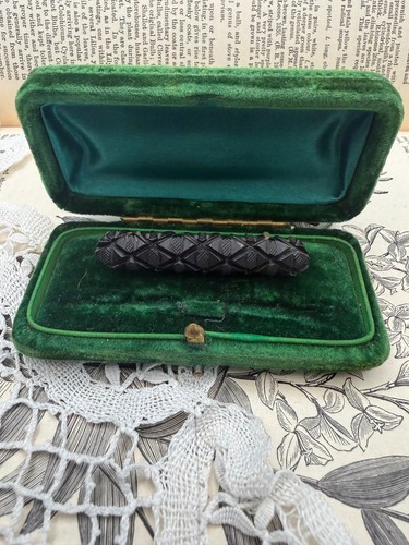 Antique victorian whitby - antique, jet