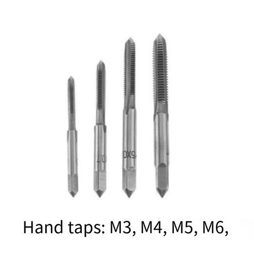 Tap wrench set - with, drill