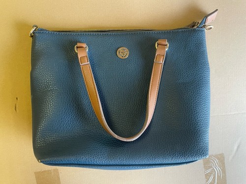 Anne klein navy blue - navy, pebbled