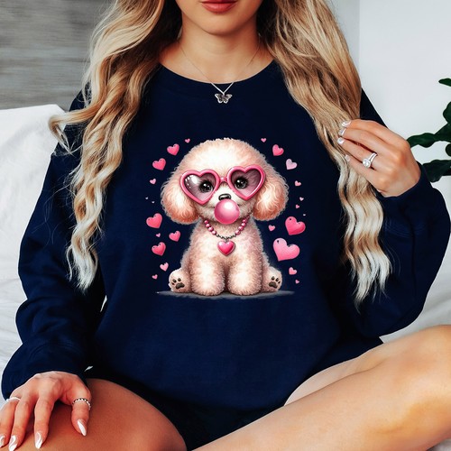 Poodle dog valentine day - dog,
