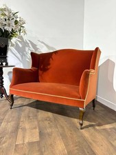 Early 19th Century Two Seater Wing-Back Sofa