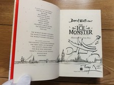 David Walliams – The Ice Monster (Signed by David Walliams & Tony Ross, 2018)