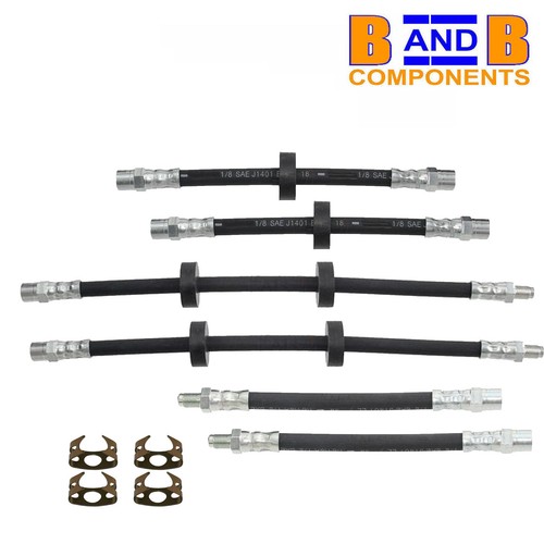 Brake hose kit set golf - golf, mk2