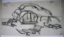 Autocar ORIGINAL 1947 drawing