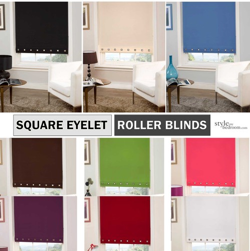 Square chrome eyelet roller - chrome,