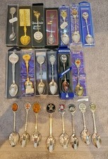 Souvenir Spoons Silver Plated