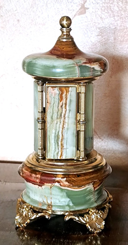 Vintage reuge onyx carousel - onyx,