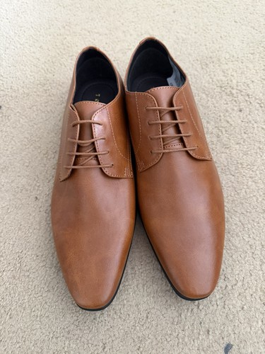 Topman men tan briar derby - briar,