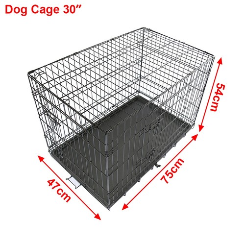 Metal dog cage - cage, puppy