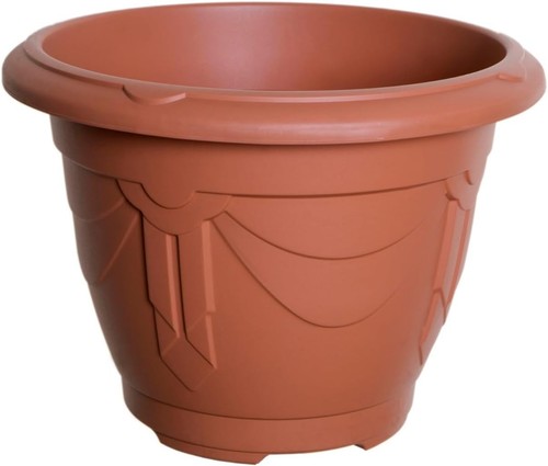 Elegant 24cm terracotta round - 24cm,
