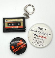 Vintage Badge. Maxell. Music