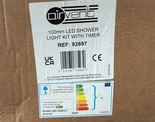 Extractor fan inline shower - extractor,