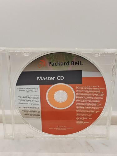 Packard bell master - bell, cd