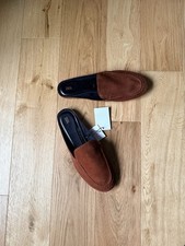 Zara Brown Brick Suede Leather