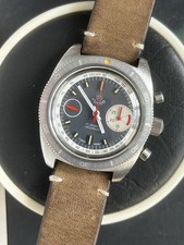 Junod Vintage Big Eye Yachting  Chronograph Watch. Bulova, Aquastar Deepstar