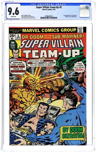 Super villain team 5 cgc - team-up,