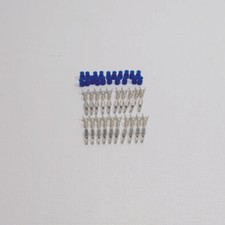 50 x TYCO AMP Loom Connector Terminals Ford Escort RS Turbo Sierra Cosworth BMW
