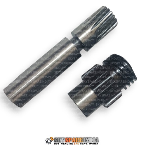 Oil pump drive spindle with - drive,