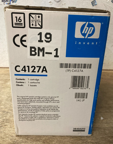Genuine laserjet 27a print - genuine,