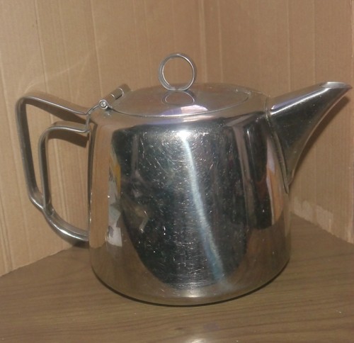 Swan stainless steel teapot - stainless,