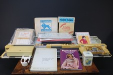 Knitmaster 326 Knitting Machine & Accessories Carriages Punch Cards Books etc