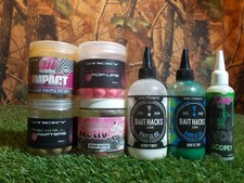 Carp fishing hook baits + dips