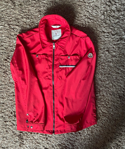 Moncler men red down - red, full