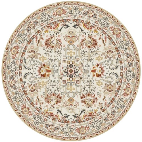 Moroccan style round mat - round, soft