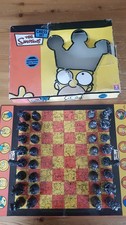 THE SIMPSON CHESS SET ANTIQUED METAL STYLE CHESS SET