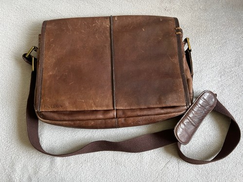 Mens hidesign brown leather - hidesign,