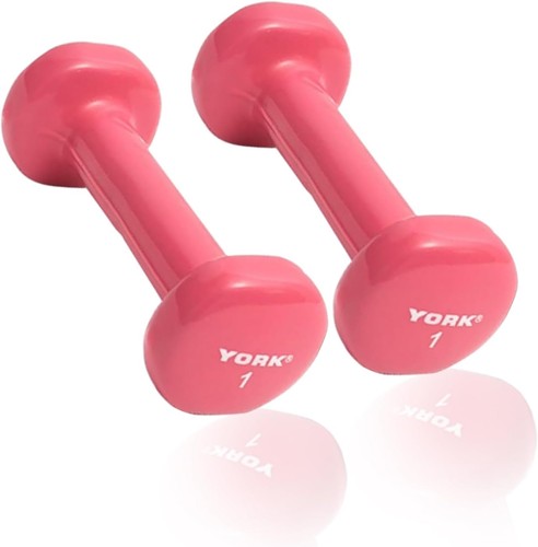 York barbell vinyl coated - barbell,