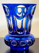 ANTIQUE MOSER GLASS COBALT