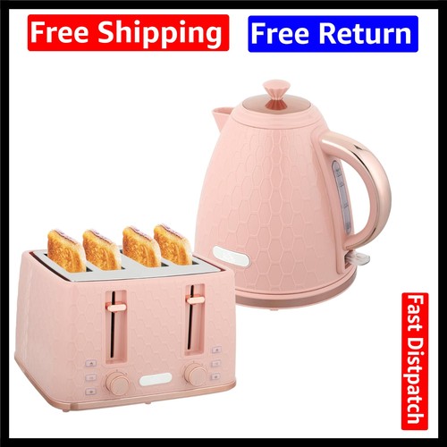 Stylish pink kettle - kettle, and