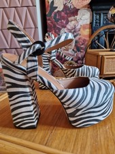 Nasty Gal S5 Zebra print shoes