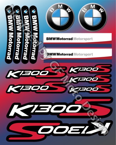 K1300s motorcycle stickers - motorcycle, set