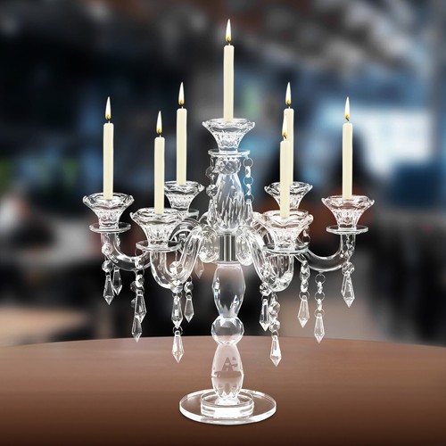 Candelabra candle holder - candle,