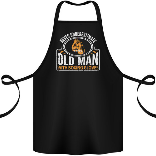 Old man with boxing - an,