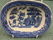 Attractive small blue & white