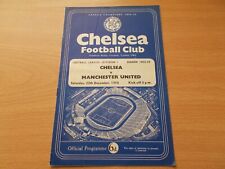 Chelsea v Man Utd programme 20-12-1958.  (CH3175)