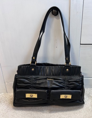 Modalu black leather hand - modalu,