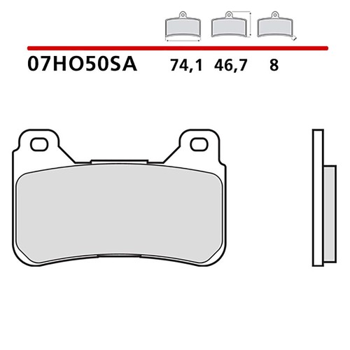 Brembo front brake pads kit - brake,