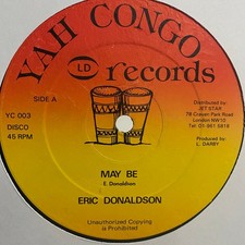 Eric Donaldson - May Be / If It Wasn't So, 12", (Vinyl)