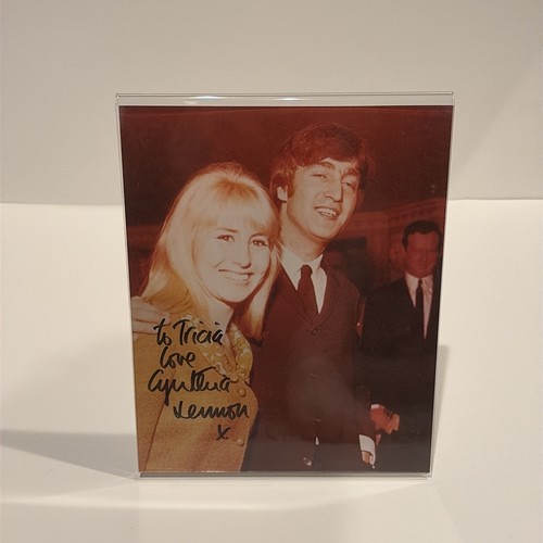 Cynthia lennon autographed - lennon,