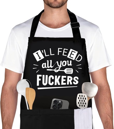 Adjustable apron for men - apron,