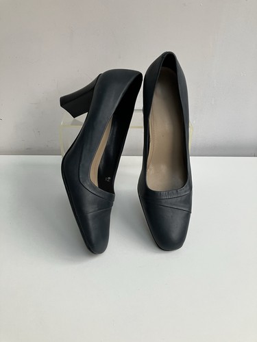 Leather shoes size 6 - m&s,