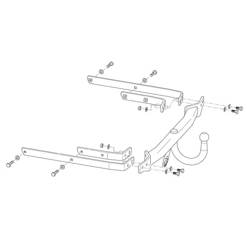 Westfalia towbar for ford - towbar,